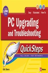 Book cover of PC Upgrading and Troubleshooting QuickSteps by Kirk Steers