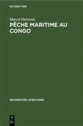 Book cover of Pêche maritime au Congo by Marcel Dormont