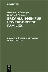 Book cover of Pächter Martin und sein Vater, Teil 2 by Hermann Christoph Gottfried Demme
