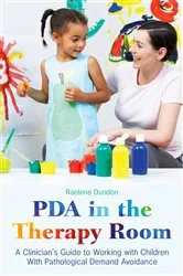 Book cover of PDA in the Therapy Room by Raelene Dundon