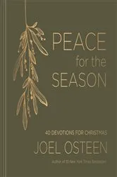Book cover of Peace for the Season by Joel Osteen