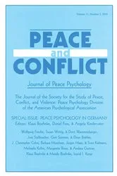 Book cover of Peace Psychology in Germany by Klaus Boehnke