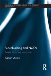 Book cover of Peacebuilding and NGOs by Ryerson Christie
