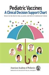 Book cover of Pediatric Vaccines: A Clinical Decision Support Chart by American Academy of Pediatrics (AAP)