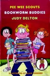 Book cover of Pee Wee Scouts: Bookworm Buddies by Judy Delton