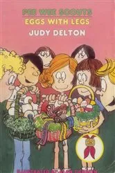 Book cover of Pee Wee Scouts: Eggs with Legs by Judy Delton