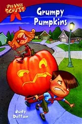 Book cover of Pee Wee Scouts: Grumpy Pumpkins by Judy Delton