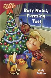 Book cover of Pee Wee Scouts: Rosy Noses, Freezing Toes by Judy Delton