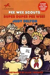 Book cover of Pee Wee Scouts: Super Duper Pee Wee! by Judy Delton