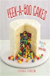 Book cover of Peek-a-boo Cakes by Joanna Farrow