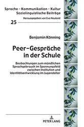 Book cover of Peer-Gespraeche in der Schule by Unknown