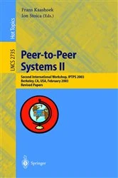 Book cover of Peer-to-Peer Systems II by Frans Kaashoek