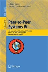 Book cover of Peer-to-Peer Systems IV by Miguel Castro