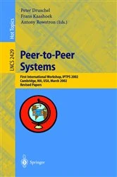 Book cover of Peer-to-Peer Systems by Peter Druschel