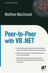 Book cover of Peer-to-Peer with VB .NET by Matthew MacDonald