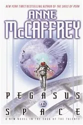 Book cover of Pegasus in Space by Anne McCaffrey