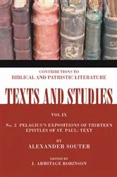 Book cover of Pelagius's Expositions of Thirteen Epistles of St. Paul. II by Alexander Souter