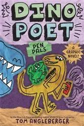 Book cover of Pen Pals (Dino Poet #2) by Tom Angleberger