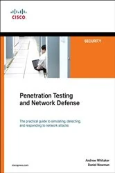 Book cover of Penetration Testing and Network Defense by Andrew Whitaker