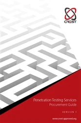 Book cover of Penetration Testing Services Procurement Guide by CREST