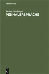 Book cover of Pennälersprache by Rudolf Eilenberger