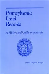 Book cover of Pennsylvania Land Records by Donna Bingham Munger