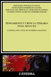 Book cover of Pensamiento y crítica literaria en el siglo XX by Unknown