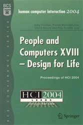 Book cover of People and Computers XVIII - Design for Life by Sally Fincher
