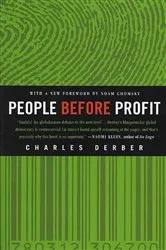 Book cover of People Before Profit by Charles Derber