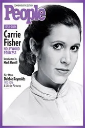 Book cover of PEOPLE Carrie Fisher by Unknown