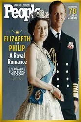 Book cover of PEOPLE Elizabeth and Philip by Unknown