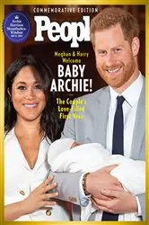 Book cover of PEOPLE Harry & Meghan: One Year Later by Unknown
