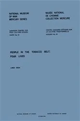 Book cover of People in the tobacco belt by Linda Dégh