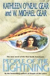 Book cover of People of the Lightning by Kathleen O'Neal Gear