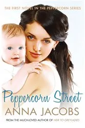 Book cover of Peppercorn Street by Anna Jacobs