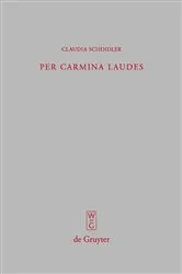 Book cover of Per carmina laudes by Claudia Schindler