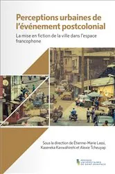 Book cover of Perceptions urbaines de l’événement postcolonial by Etienne-Marie Lassi