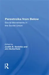 Book cover of Perestroika From Below by Judith Sedaitis