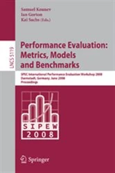 Book cover of Performance Evaluation: Metrics, Models and Benchmarks by Samuel Kounev