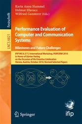 Book cover of Performance Evaluation of Computer and Communication Systems. Milestones and Future Challenges by Karin Anna Hummel