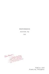 Book cover of Performance by Unknown