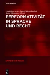 Book cover of Performativität in Sprache und Recht by Unknown