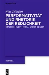 Book cover of Performativität und Rhetorik der Redlichkeit by Nina Tolksdorf