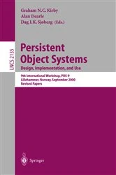 Book cover of Persistent Object Systems: Design, Implementation, and Use by Graham N.C. Kirby