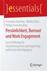 Book cover of Persönlichkeit, Burnout und Work Engagement by Franziska Sisolefsky