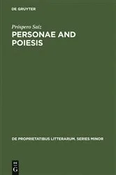 Book cover of Personae and Poiesis by Próspero Saíz