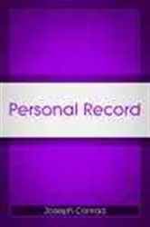 Book cover of Personal Record by Joseph Conrad