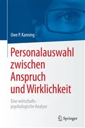 Book cover of Personalauswahl zwischen Anspruch und Wirklichkeit by Uwe Peter Kanning