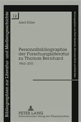 Book cover of Personalbibliographie der Forschungsliteratur zu Thomas Bernhard by Hermann Korte