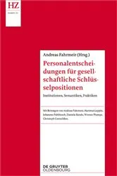 Book cover of Personalentscheidungen für gesellschaftliche Schlüsselpositionen by Andreas Fahrmeir